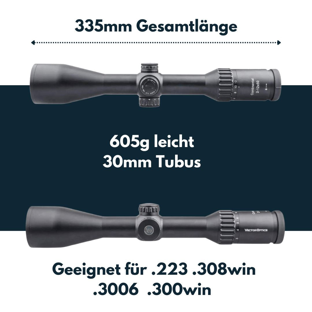Vector Optics SCOM-15 Continental 2-12x50SFP