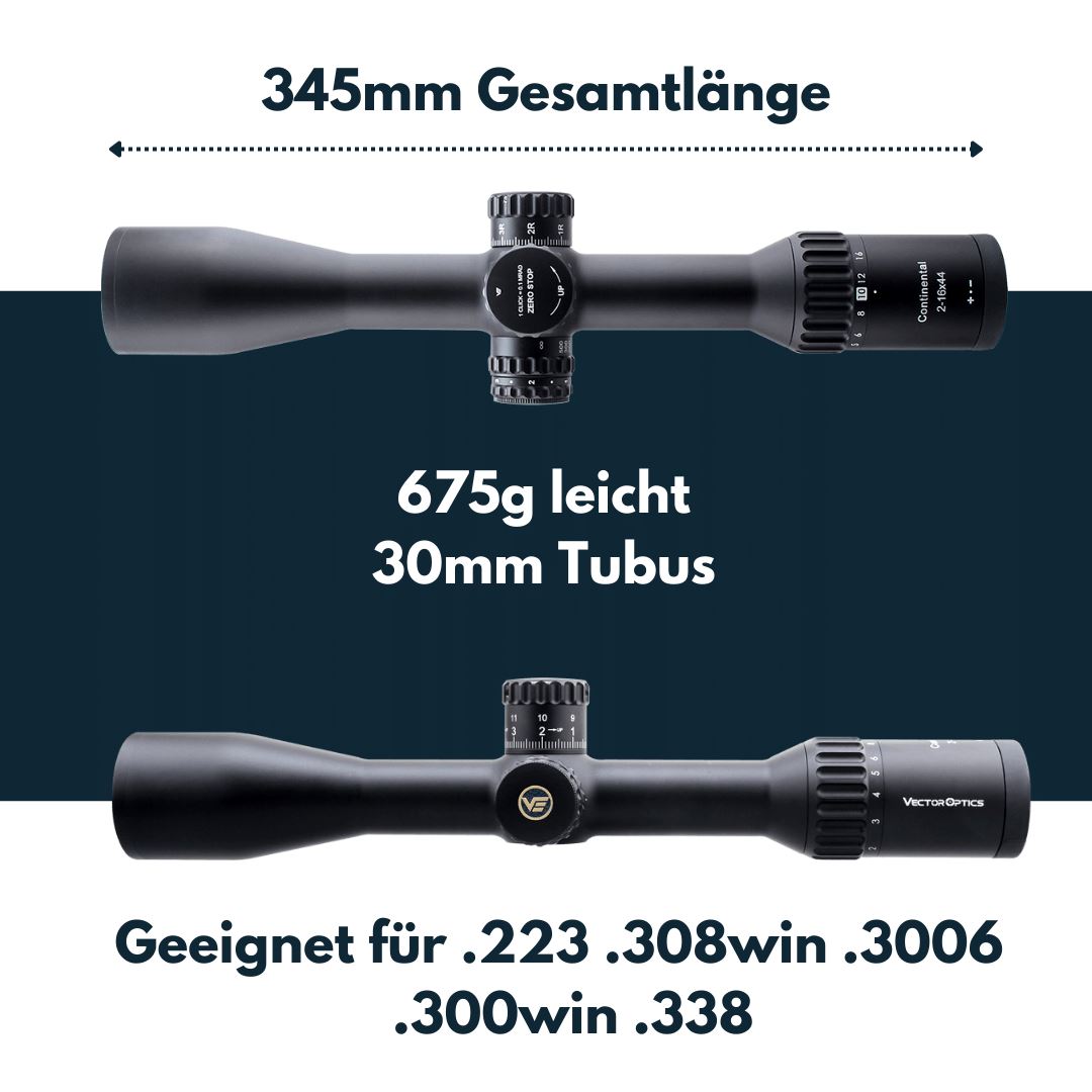Vector Optics SCOM-T39 Continental x8 2-16x44 ED Tactical