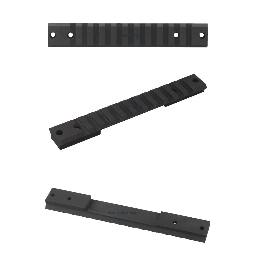 Vector Optics SCRA-64 steel 138mm Picatinny rail for various Remmington and CZ models