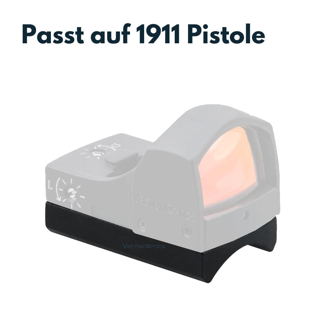 Vector Optics SCRDM-02 M1911 Montage für Reflexvisiere mit TEK (Docter Sight) Footprint