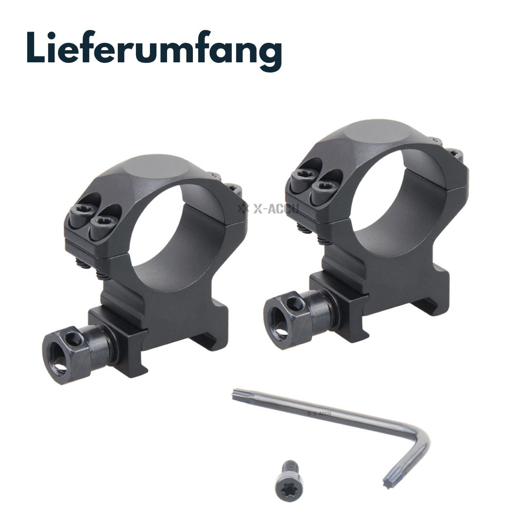 Vector Optics XASR-2501 X-Accu Montage für 25,4mm Tubus, 21mm Picatinny, h=25,4mm