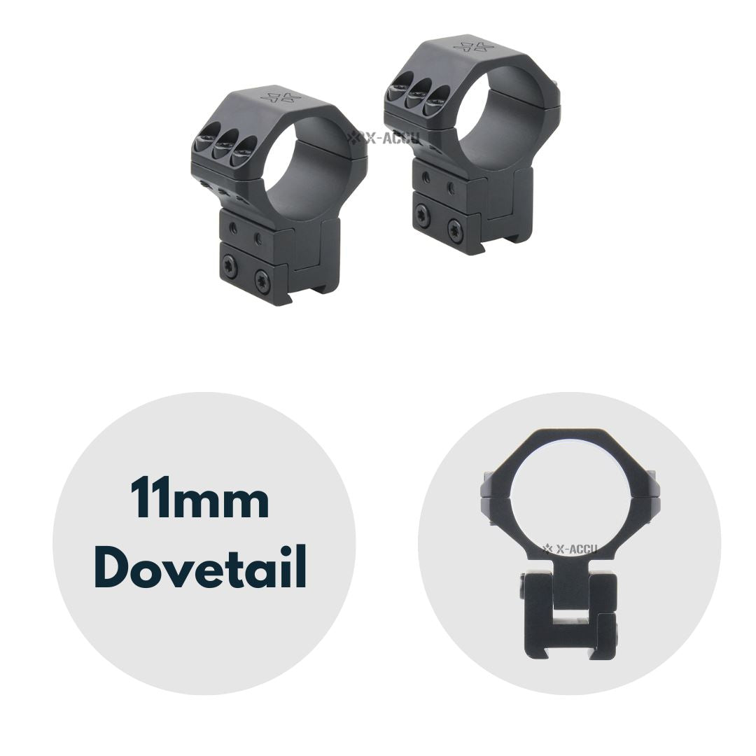 Vector Optics höhenverstellbare Montage für 25,4mm, 30mm & 34mm Tubus und 11mm / 21mm Schiene
