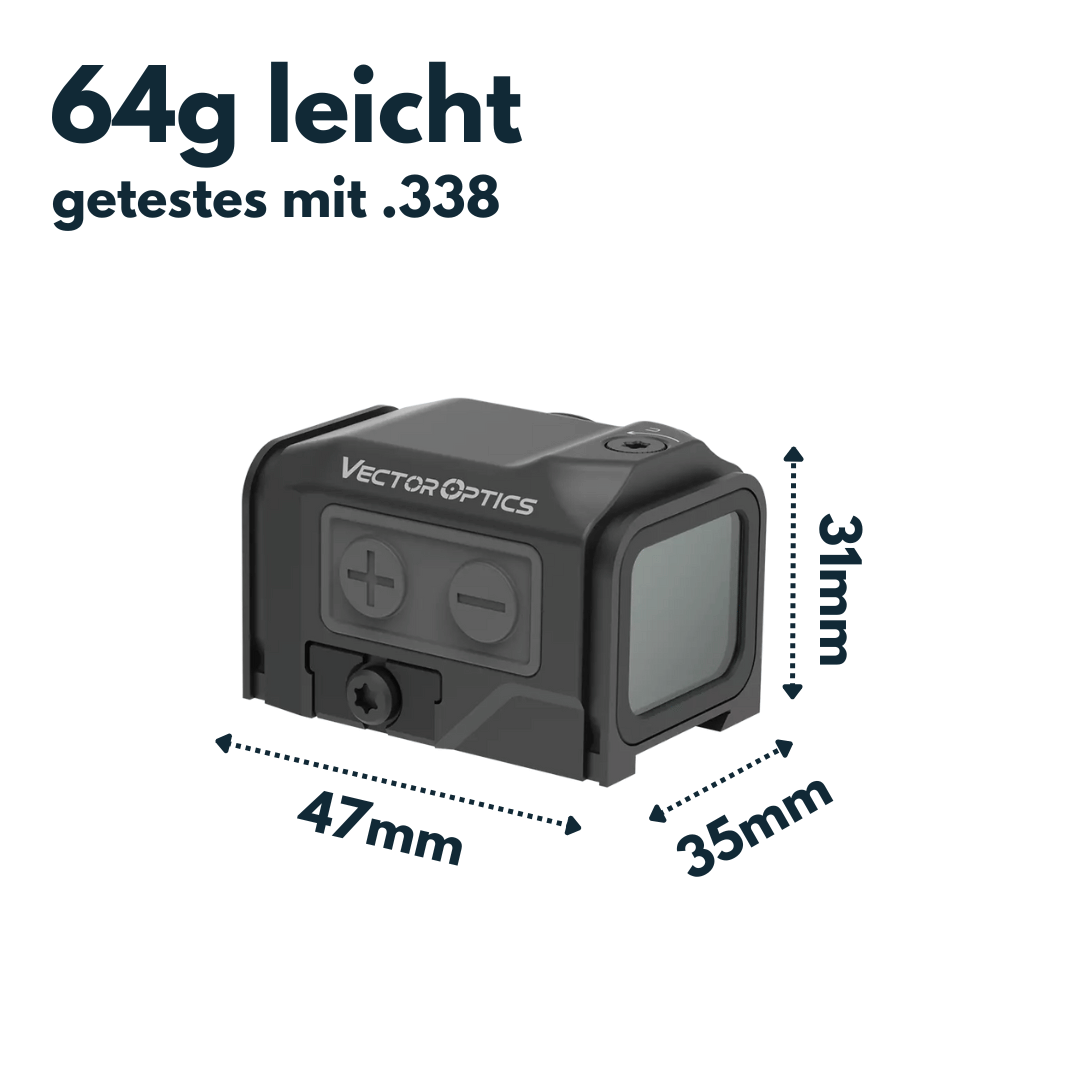 Vector Optics SCRD-75 Frenzy Plus FA 1x18x22 Enclosed