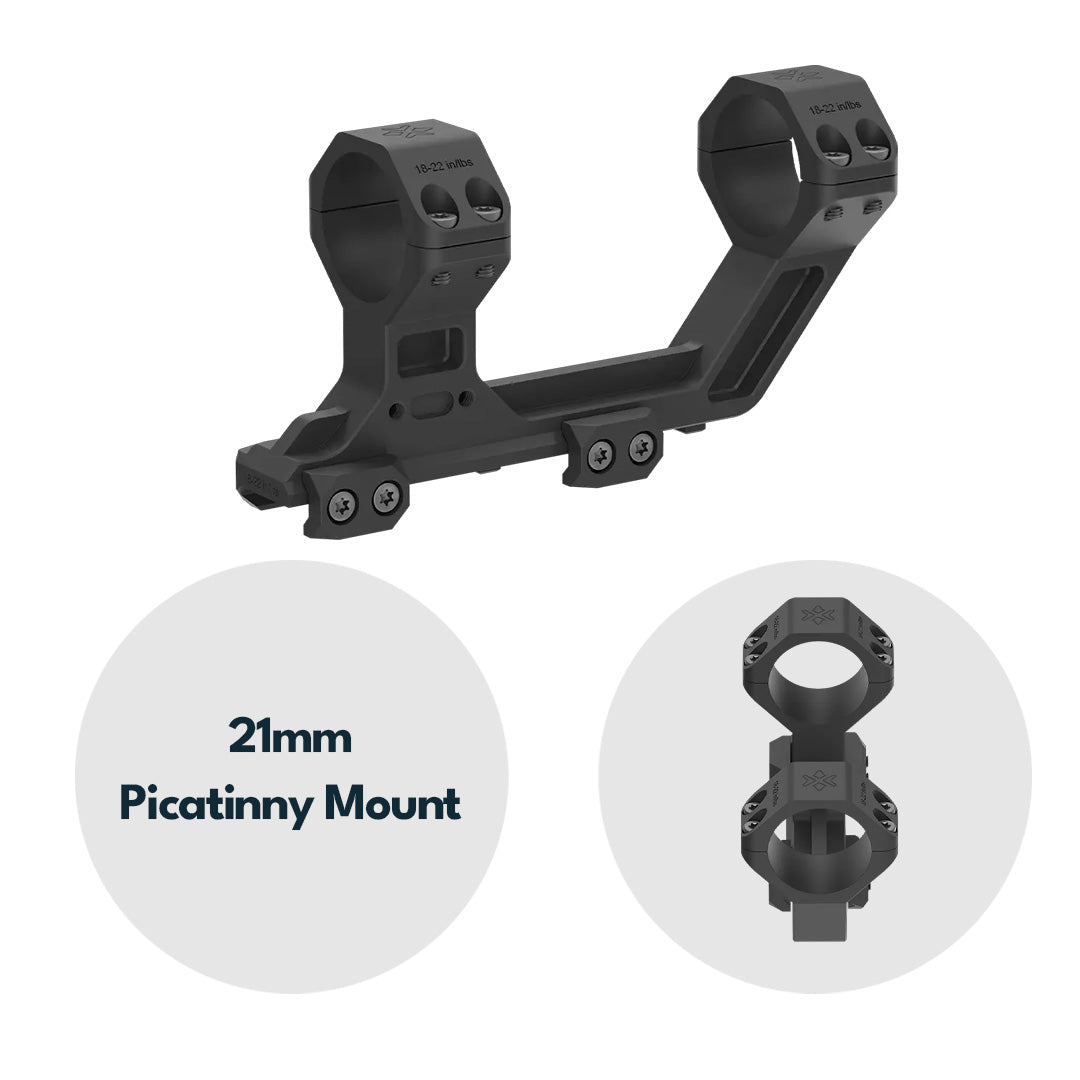 Vector Optics XASR-3038 X-Accu Blockmontage für 30mm Tubus, 21mm Picatinny for AR, h=50mm