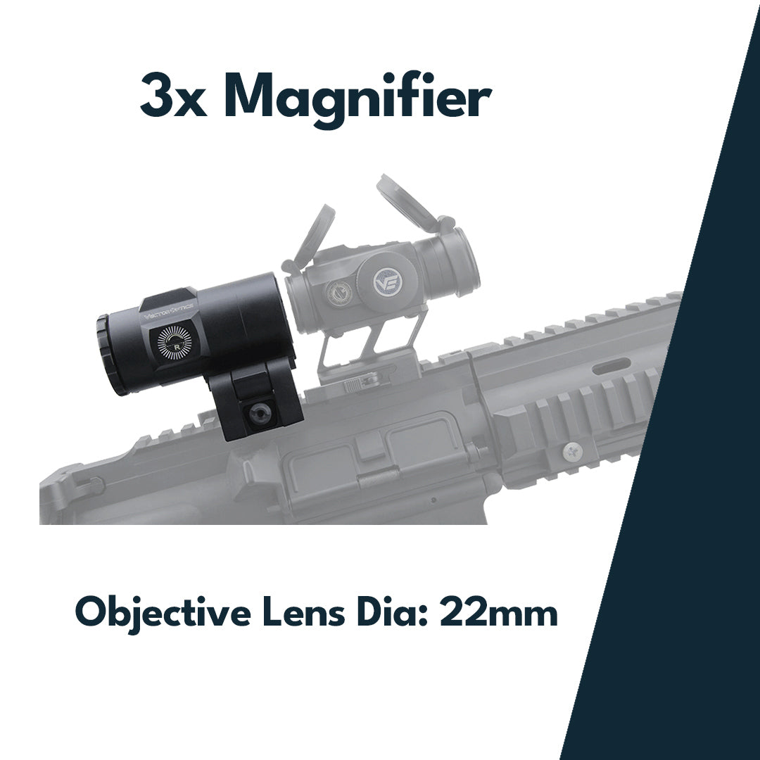 Vector Optics SCMF-41 Maverick-IV 3x22 Magnifier Mini