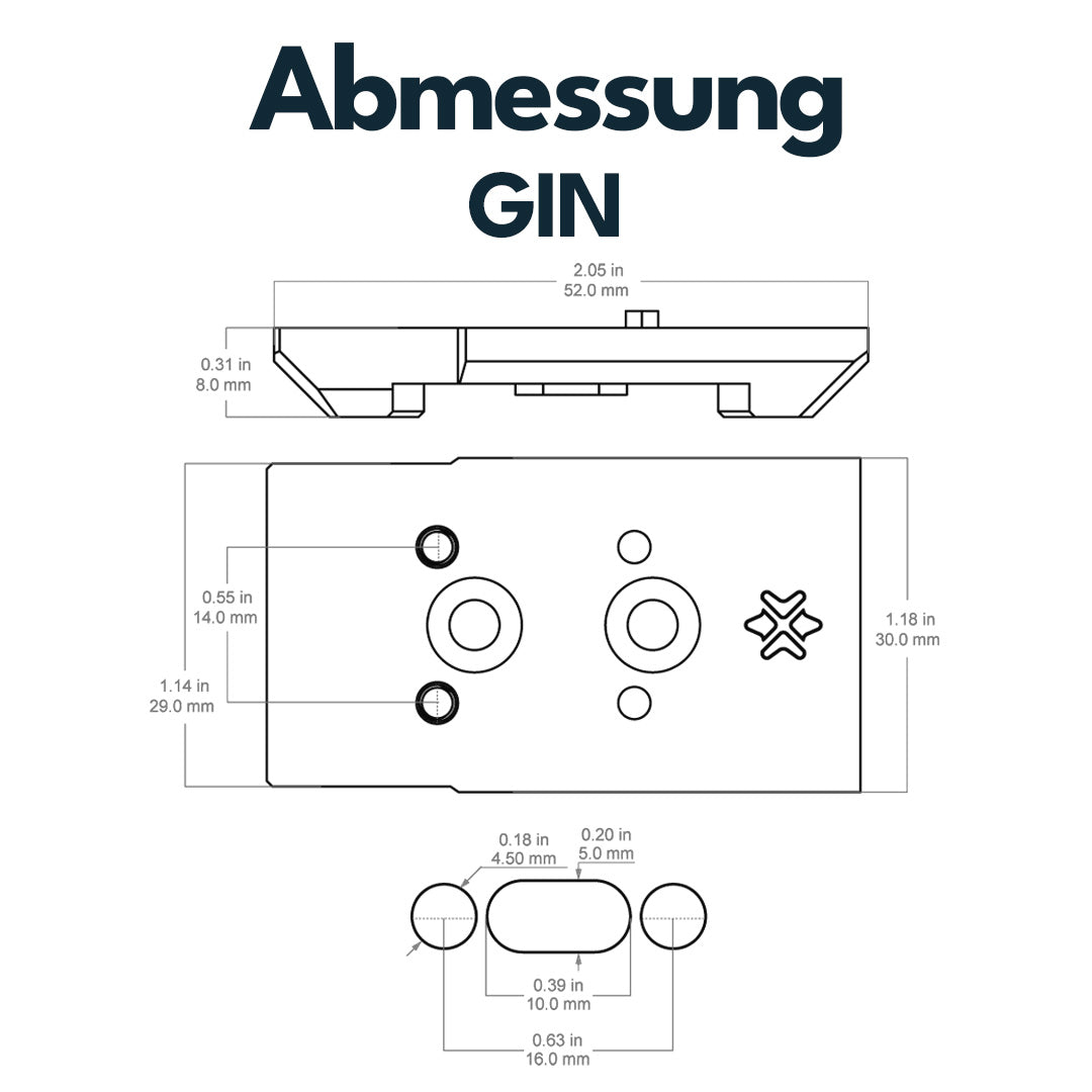 Vector Optics SCRA-GIN1 VAS GIN Footprint Adapter