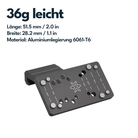 Vector Optics SCFRM-29 Universal 45° Offset Red Dot Sight Mount