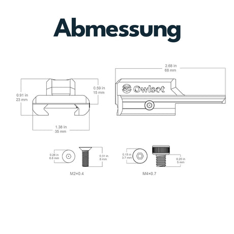 Vector Optics VEOTM-01 Picatinnyhalterung für Argon Thermal-Monoculare