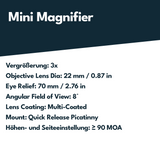 Vector Optics VOGP-02 Maverick mini Red Dot & 3x Magnifier Kit mit Mount