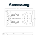 Vector Optics SCFRM-GK11 4in1 Glock Montage für Reflexvisiere mit MOJ, TEK, GIN & MGT Footprint