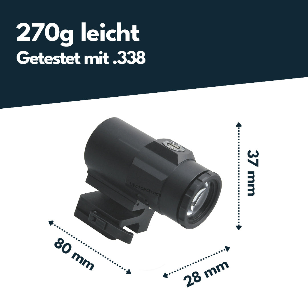 Vector Optics SCMF-41 Maverick-IV 3x22 Magnifier Mini