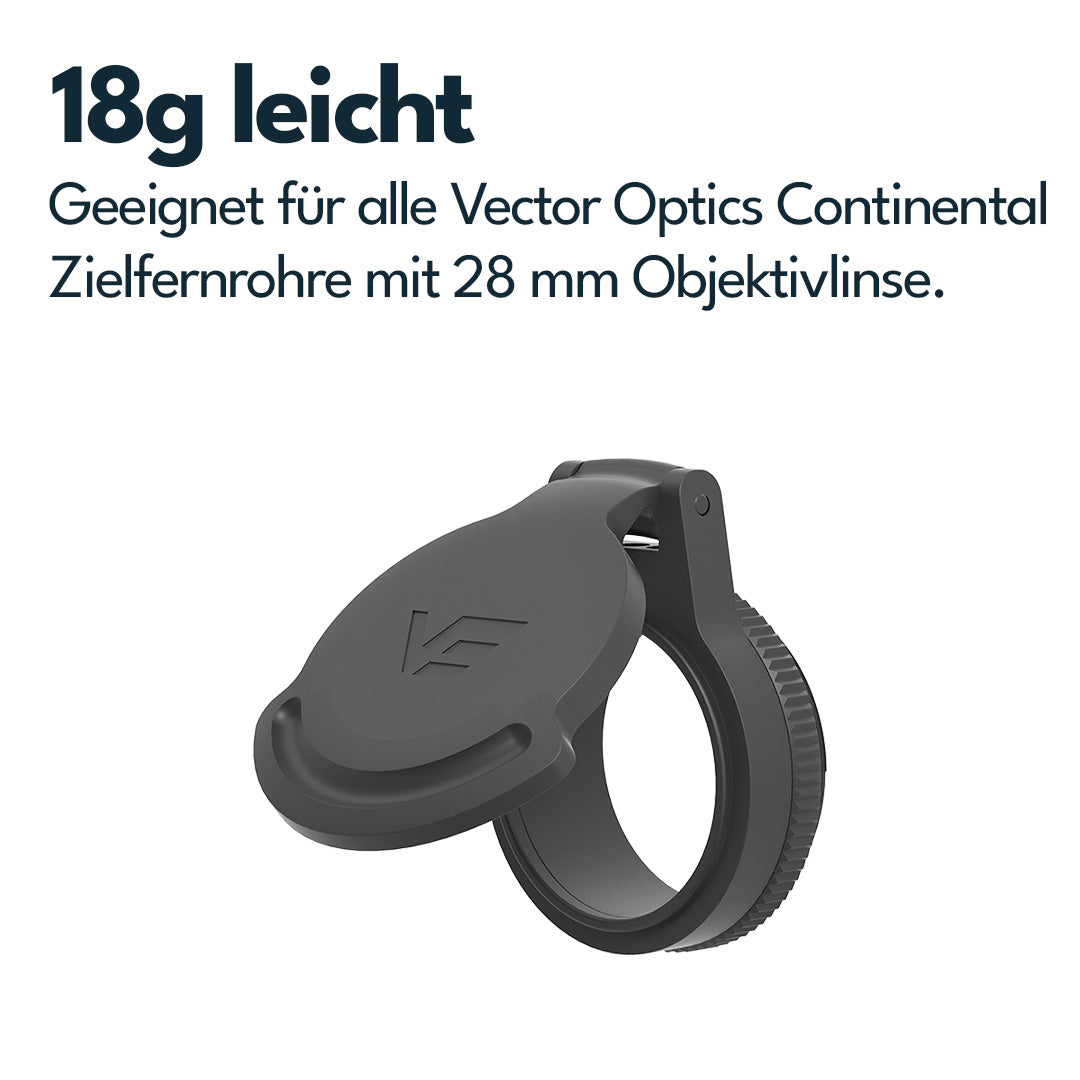Vector Optics SCFC-M28 Aluminum Flip-Up Cap for Continental Lens 28mm