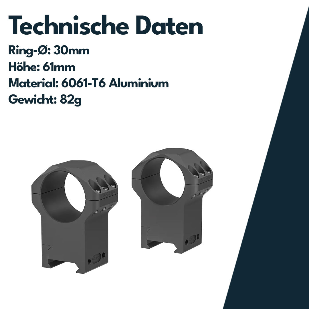 Vector Optics XASR-3053 X-Accu Montage für 30mm Tubus, 21mm Picatinny, h= 38mm