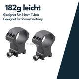 Vector Optics SCTM-54 X-Accu Montage für 34mm Tubus, 21mm Picatinny, h=40mm