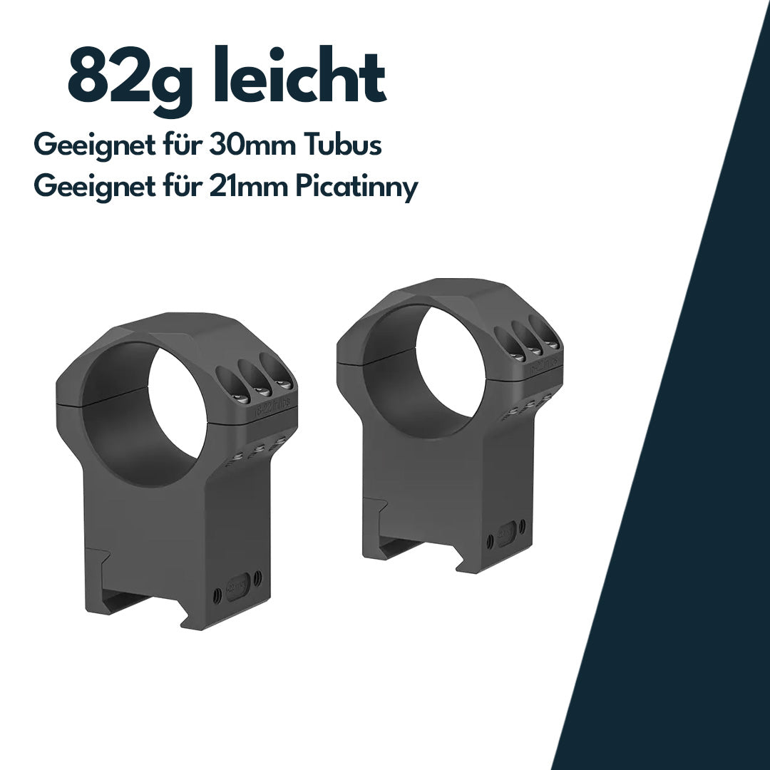 Vector Optics XASR-3053 X-Accu Montage für 30mm Tubus, 21mm Picatinny, h= 38mm