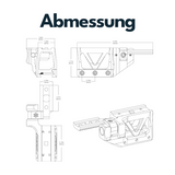 Vector Optics XASR-RM02 einteilige Montageplattform für Scrapper Visier + Paragon Magnifier