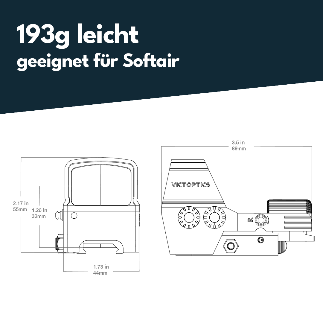 Victoptics RDSL36 Omega SRD 1x23x33 Four-Reticle