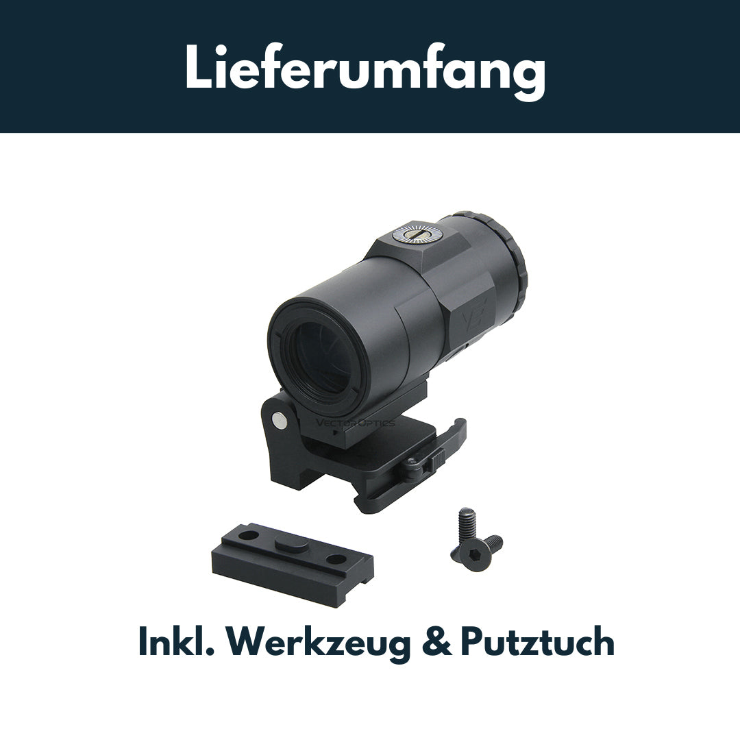 Vector Optics SCMF-41 Maverick-IV 3x22 Magnifier Mini