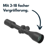 Vector Optics SCOL-65 Continental x6 3-18x50 Fiber