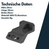 Vector Optics SCRA-SM7 VAS 45° Offset Adapter