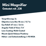 Vector Optics SCRMMK-02 Scrapper 1x29 MRT with Paragon 3x Magnifier Kit