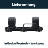 Vector Optics SCTM-61 X-Accu Blockmontage für 34mm Tubus, 21mm Picatinny, 20MOA Vorneigung, h=35mm
