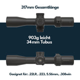 Vector Optics SCFF-45 Tauron 4-16x44 HD MIL