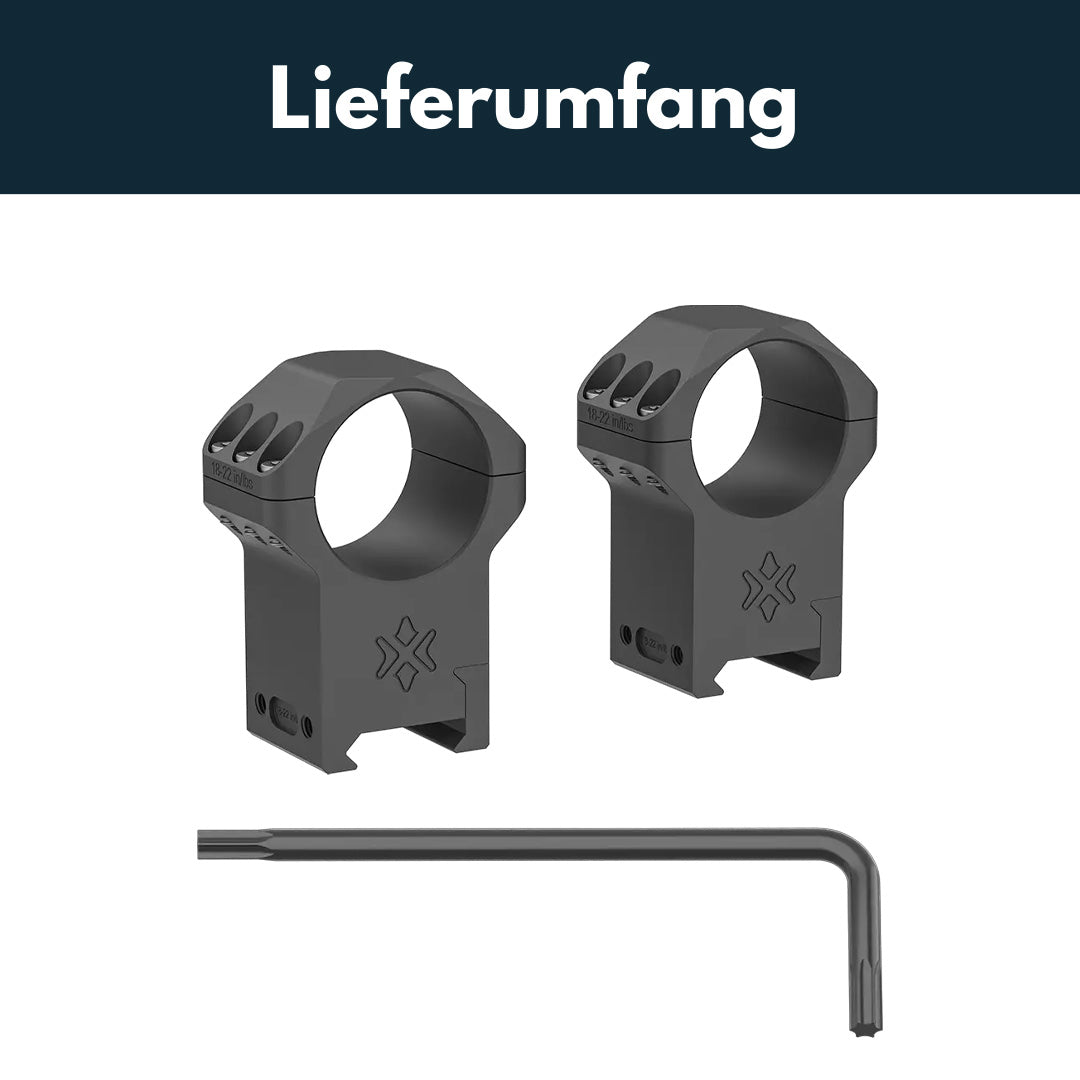 Vector Optics XASR-3053 X-Accu Montage für 30mm Tubus, 21mm Picatinny, h= 38mm