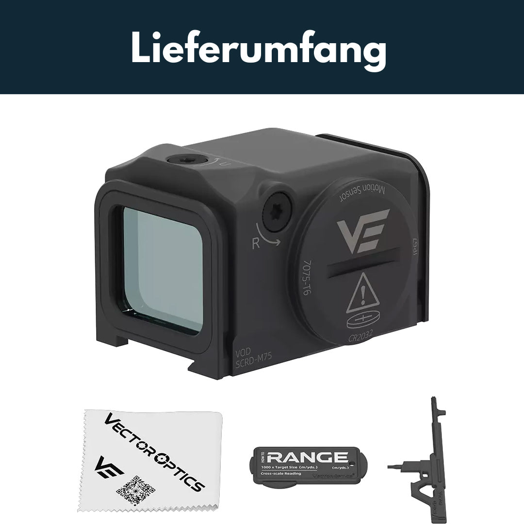 Vector Optics SCRD-M75 Frenzy Plus FA 1x18x22 Enclosed Multi Reticle