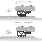 Vector Optics XASR-RM01 einteilige Montageplattform für Maverick Visier + Maverick Magnifier