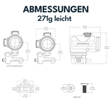 Vector Optics SCMF-35 Maverick-IV 3x22 Magnifier Mini