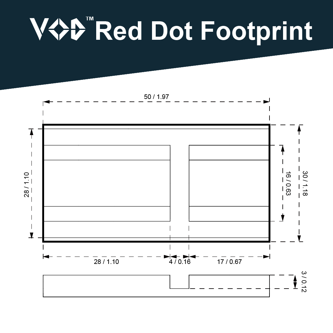Vector Optics SCRD-GM75 Frenzy Plus FA 1x18x22 Enclosed Multi Reticle Green Dot