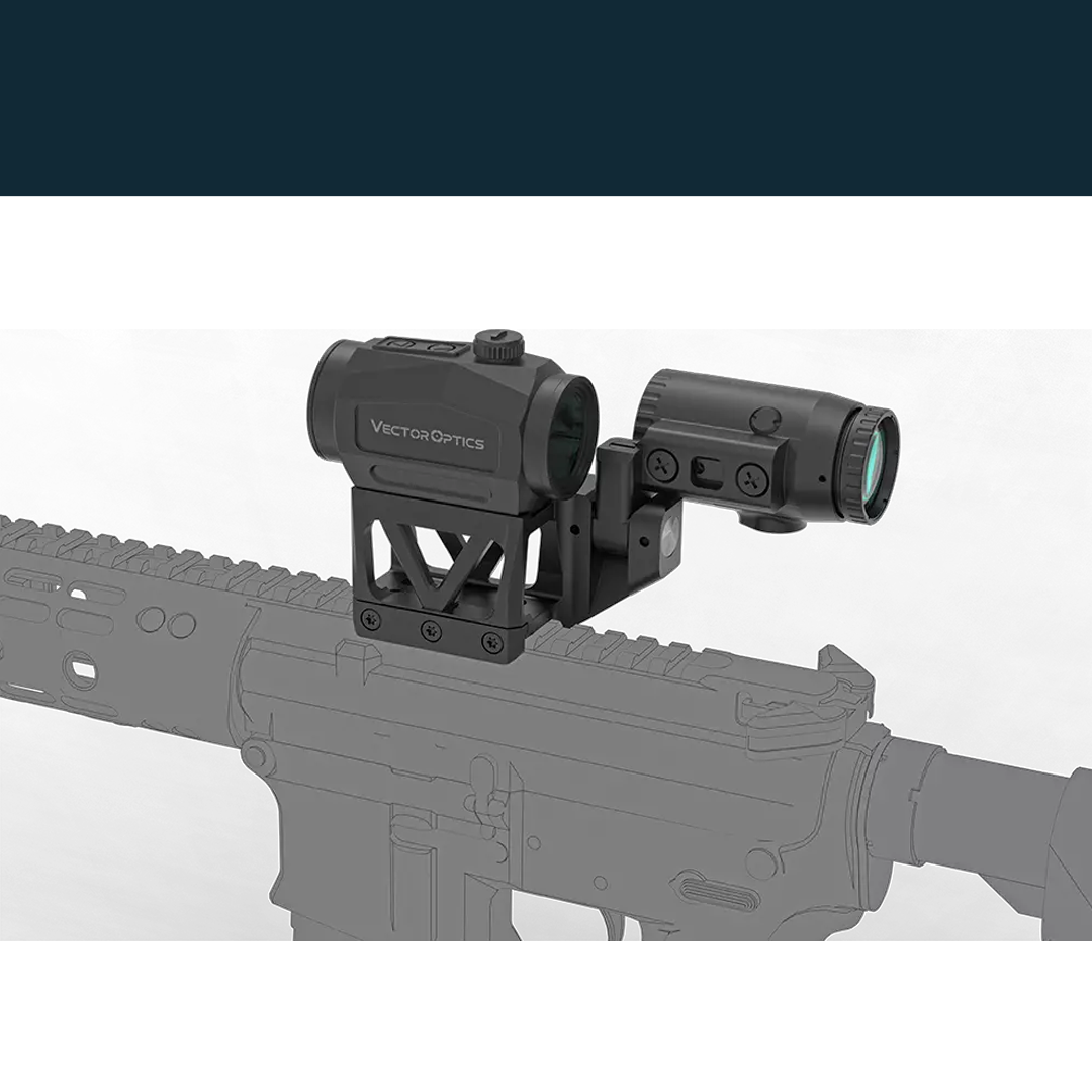 Vector Optics SCRMMK-02 Scrapper 1x29 MRT with Paragon 3x Magnifier Kit