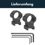 Vector Optics XASR-3041 höhenverstellbare Montage für 30mm Tubus, 21mm Picatinny, h=32-38mm