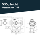 Vector Optics VOGP-02 Maverick mini Red Dot & 3x Magnifier Kit mit Mount