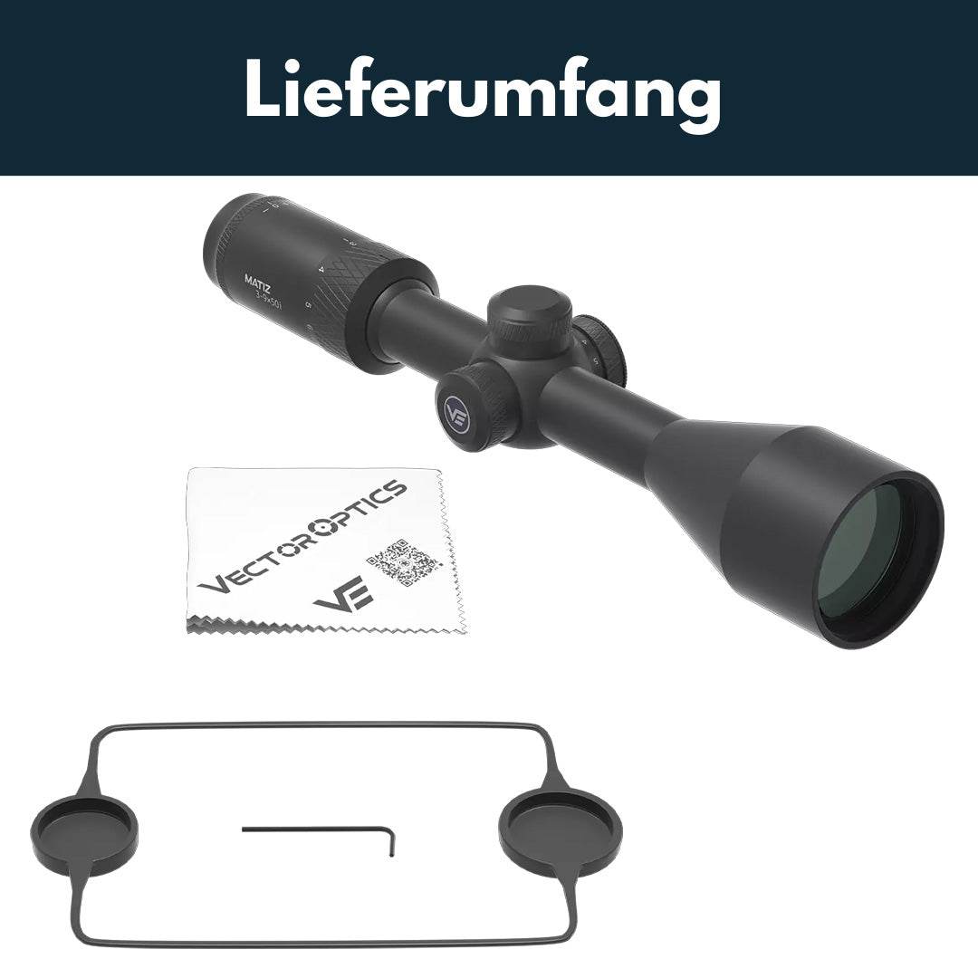 Vector Optics SCOM-36 Matiz 3-9x50 Fiber SFP