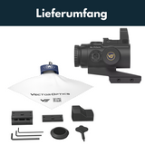 Vector Optics VOGP-01 Paragon 4x24 Mini Prism Scope & Frenzy 1x17x24 Green Dot Kit