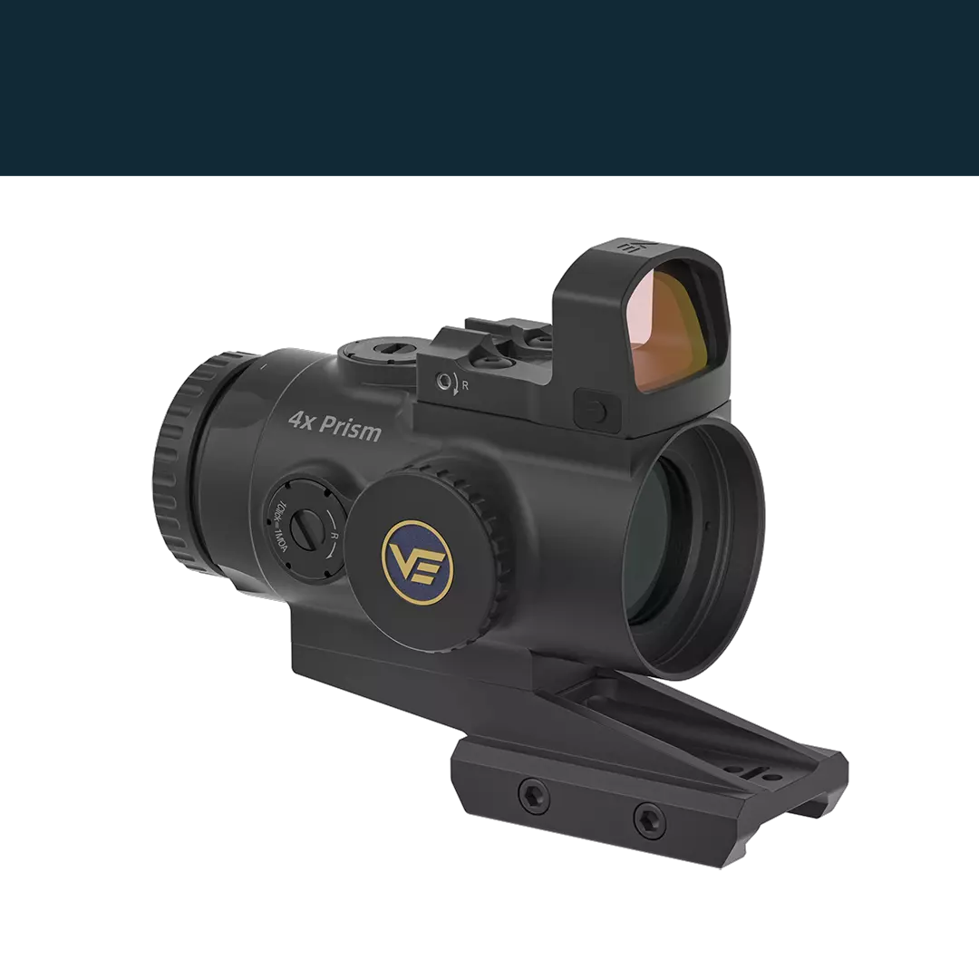 Vector Optics VOGP-01 Paragon 4x24 Mini Prism Scope & Frenzy 1x17x24 Green Dot Kit