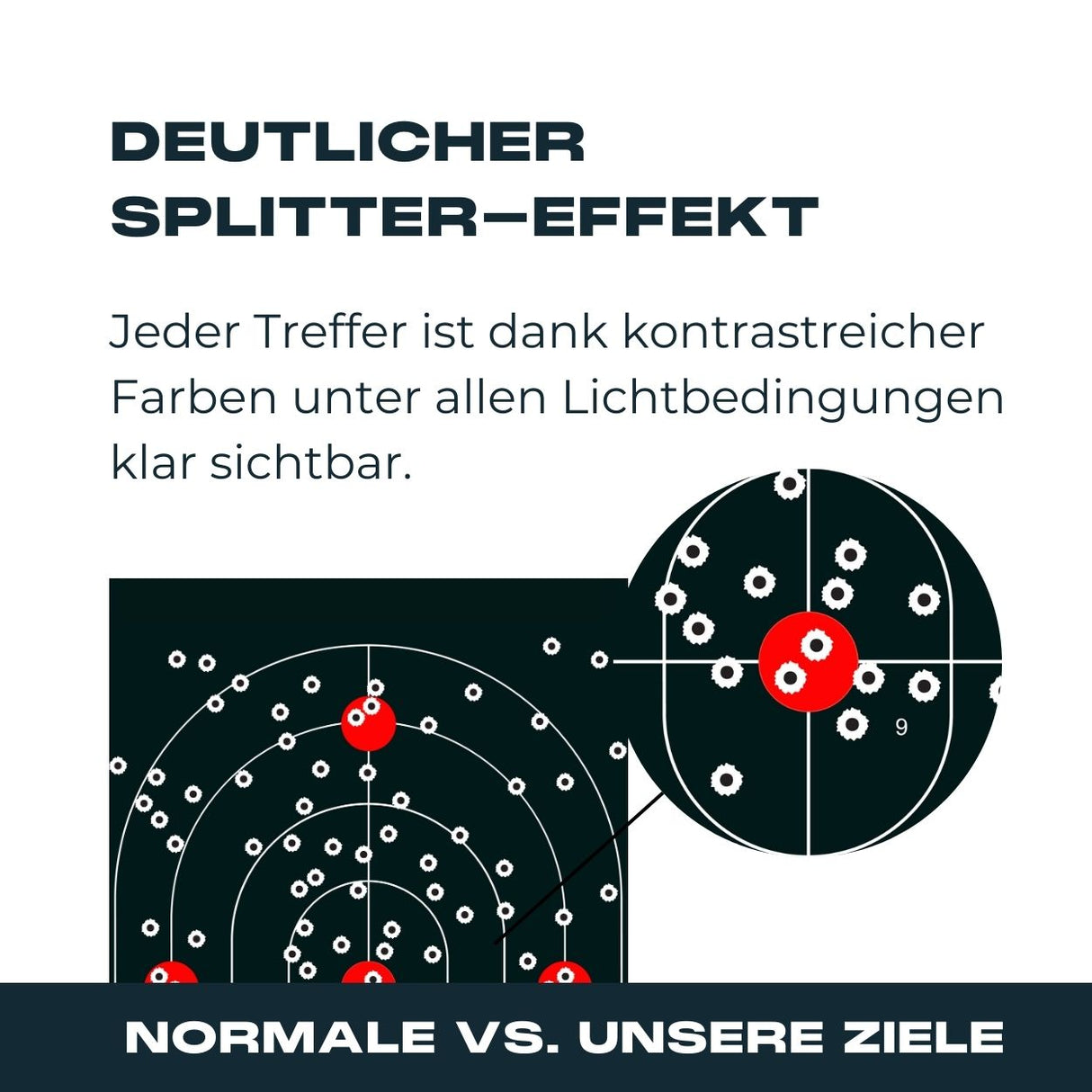 Splatter-Target 45x30cm - R1