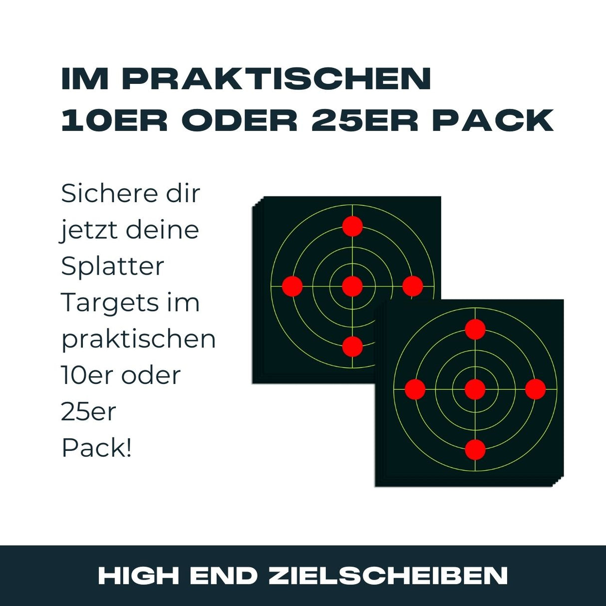 Splatter-Target 30x30cm - V1