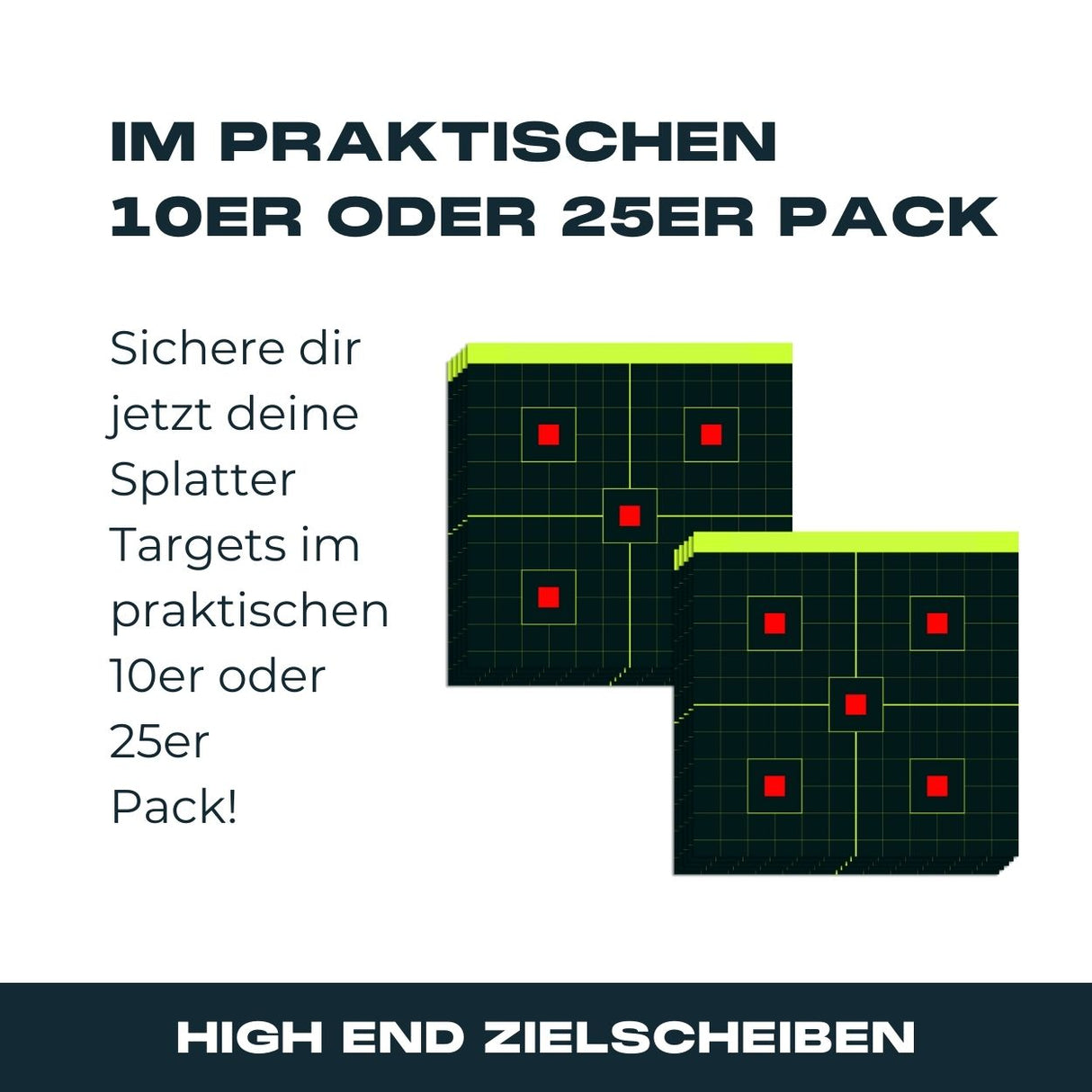 Splatter-Target 30x30cm - V2