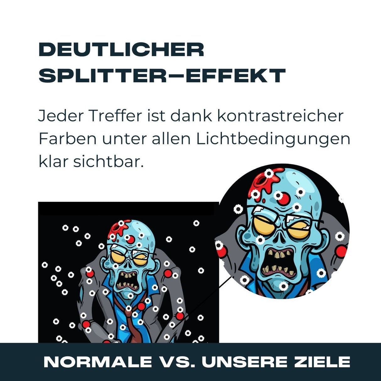 Splatter-Target 45x30cm - Z1