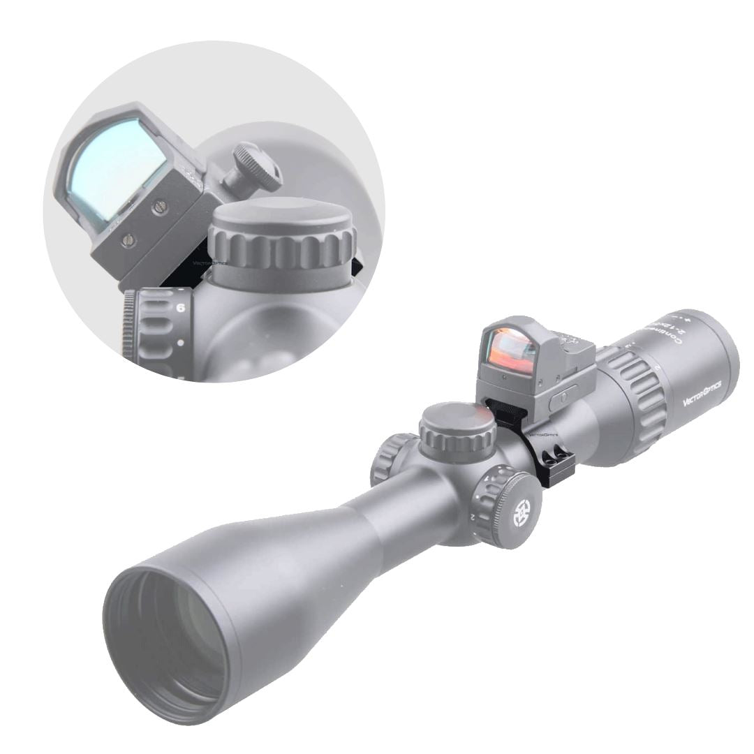 Vector Optics SCTM-21 kurze 21mm Picatinny Rail zur Montage am 30mm / 25,4mm Tubus